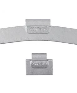 AMMCO BTLMFE800 25-Piece BTLMFE Coated Steel 8 Oz. Clip-On Wheel Weight Set