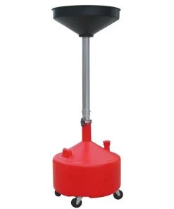 ATD 5180A 8 Gallon Plastic Waste Oil Drain With Casters