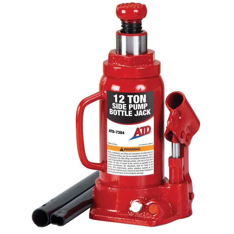 ATD 7384W 12 Ton Hydraulic Side Pump Bottle Jack 1 ATD 7384W 12 Ton Hydraulic Side Pump Bottle Jack