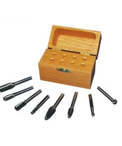 ATD 8160 8-Piece 1/4 In. Double Cut Carbide Burr Set