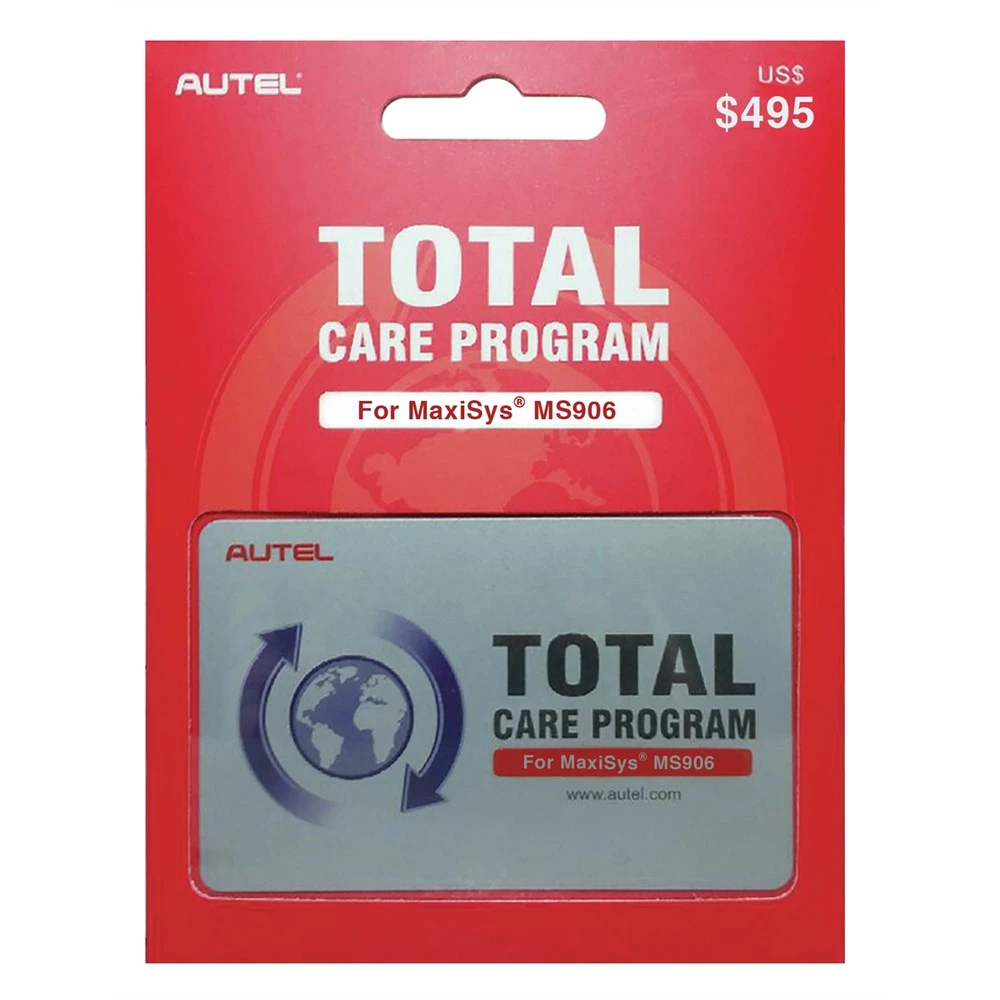 Autel MS906-1YRUPDATE MaxiSYS MS906 1 Year Total Care Program Card 1 Autel MS906-1YRUPDATE MaxiSYS MS906 1 Year Total Care Program Card