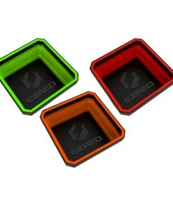EZ Red EZTRAY-CLR 3-Piece Collapsible Magnetic Parts Tray Set