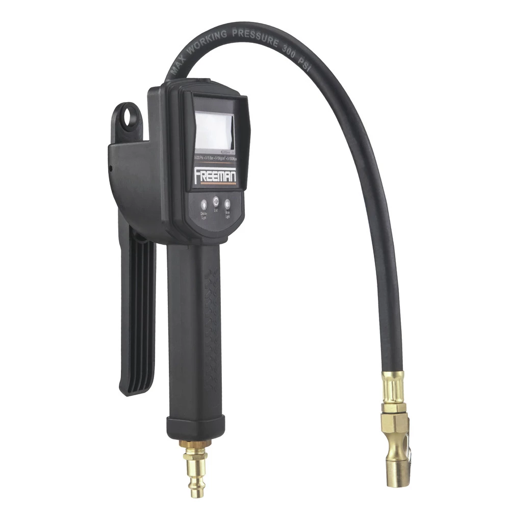 Freeman FS2DTI Digital Tire Inflator With Work Light And LCD Pressure Gauge 1 Freeman FS2DTI Digital Tire Inflator With Work Light And LCD Pressure Gauge