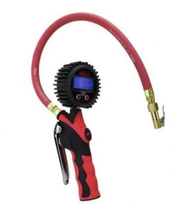 Milton Industries S-568 Heavy Duty 255 PSI Cordless Tire Pressure Gauge Inflator With Air Chuck