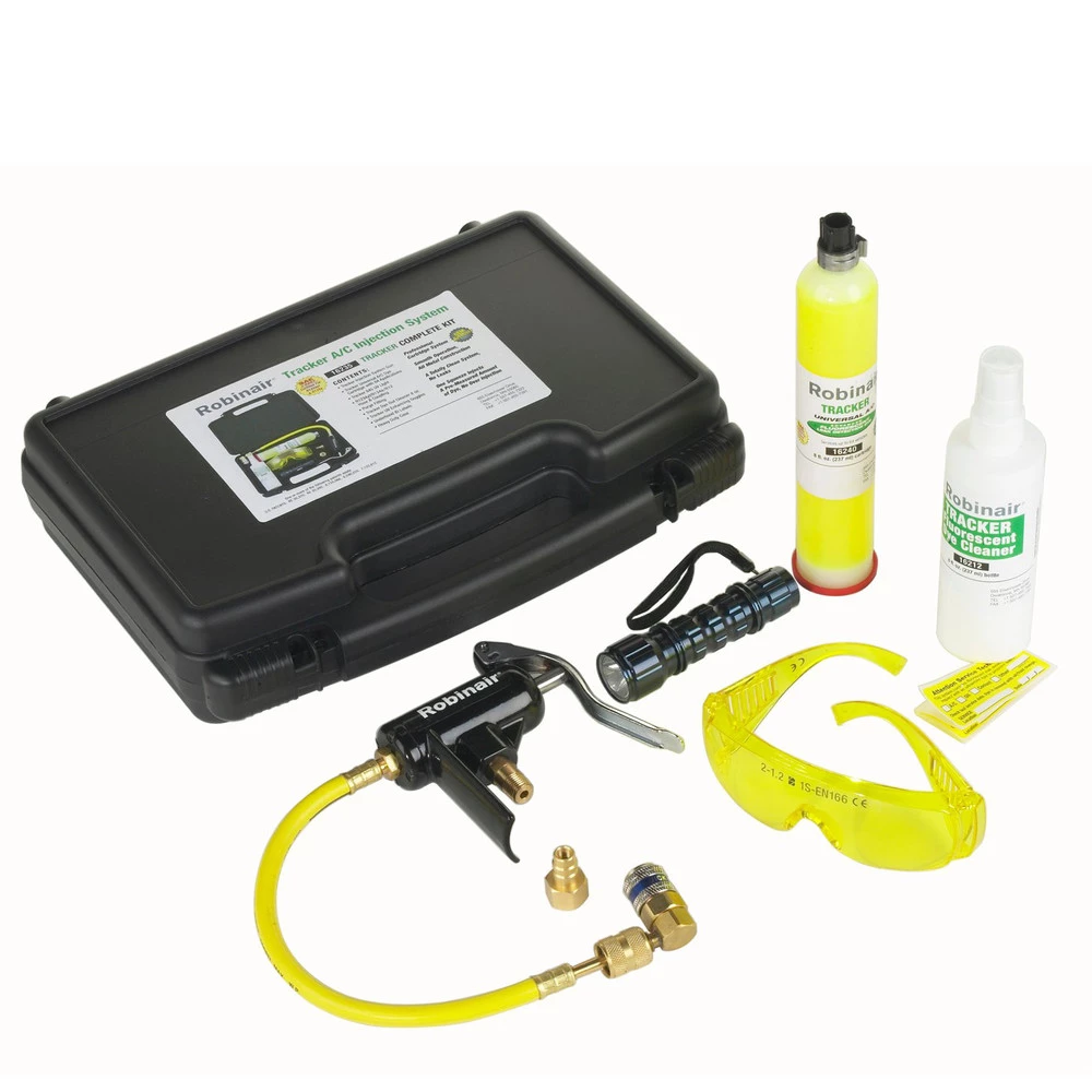 Robinair 16235 UltraViolet Teacker A/C Leak Detection And Injection System Kit 1 Robinair 16235 UltraViolet Teacker A/C Leak Detection And Injection System Kit