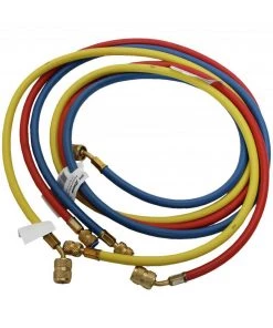 Robinair 39072A 3-Piece 72 In., 1/4 In. FFL Hose With Quick Seal Fittings Set