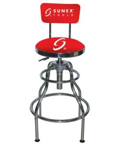 Sunex 8516 Sunex Hydraulic Shop Stool (Chrome)