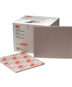 3M 2602 20-Piece Superfine 4-1/2 In. X 5-1/2 In. Softback Sanding Sponge Set
